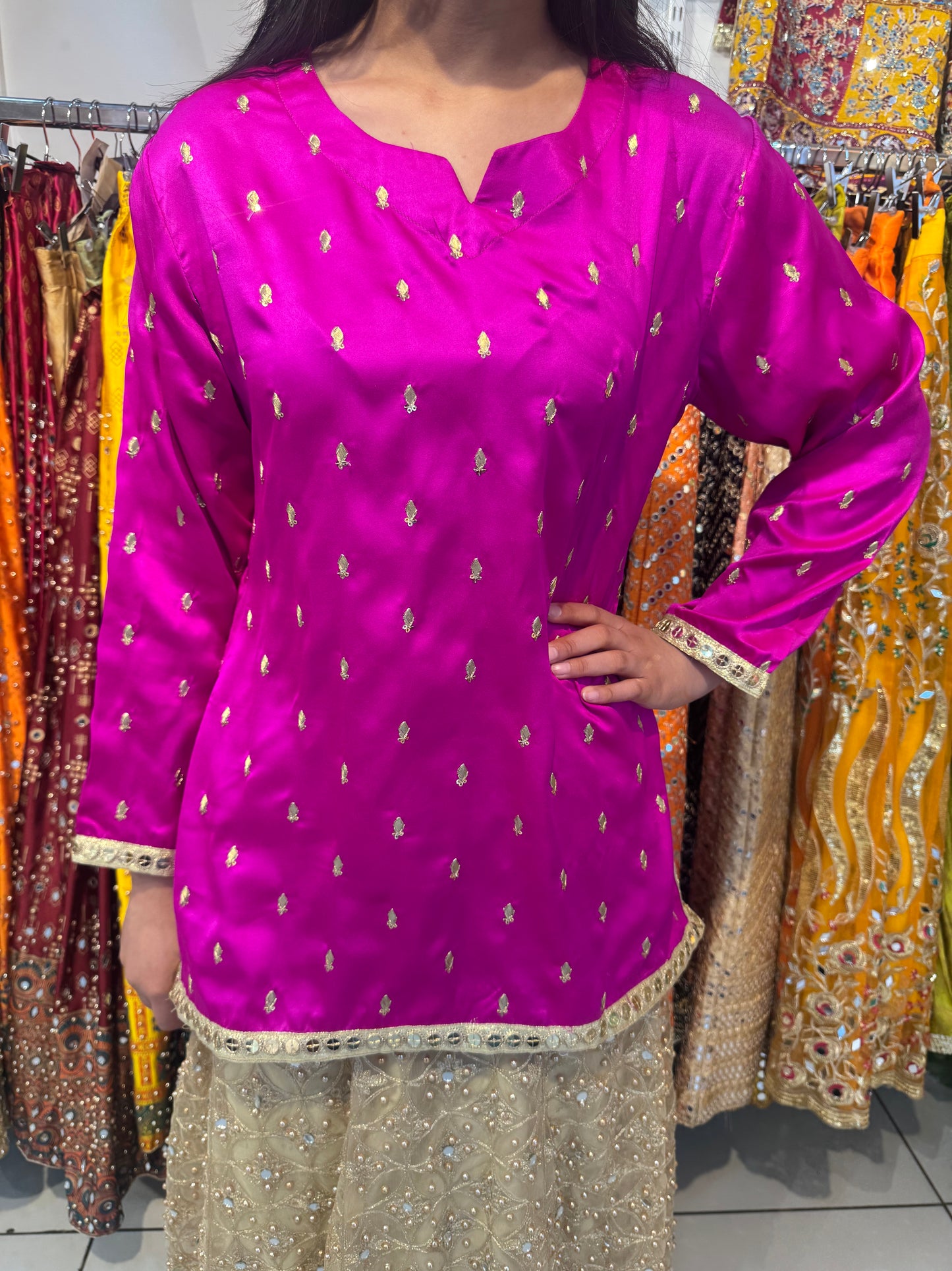 Mehndi Kurtis