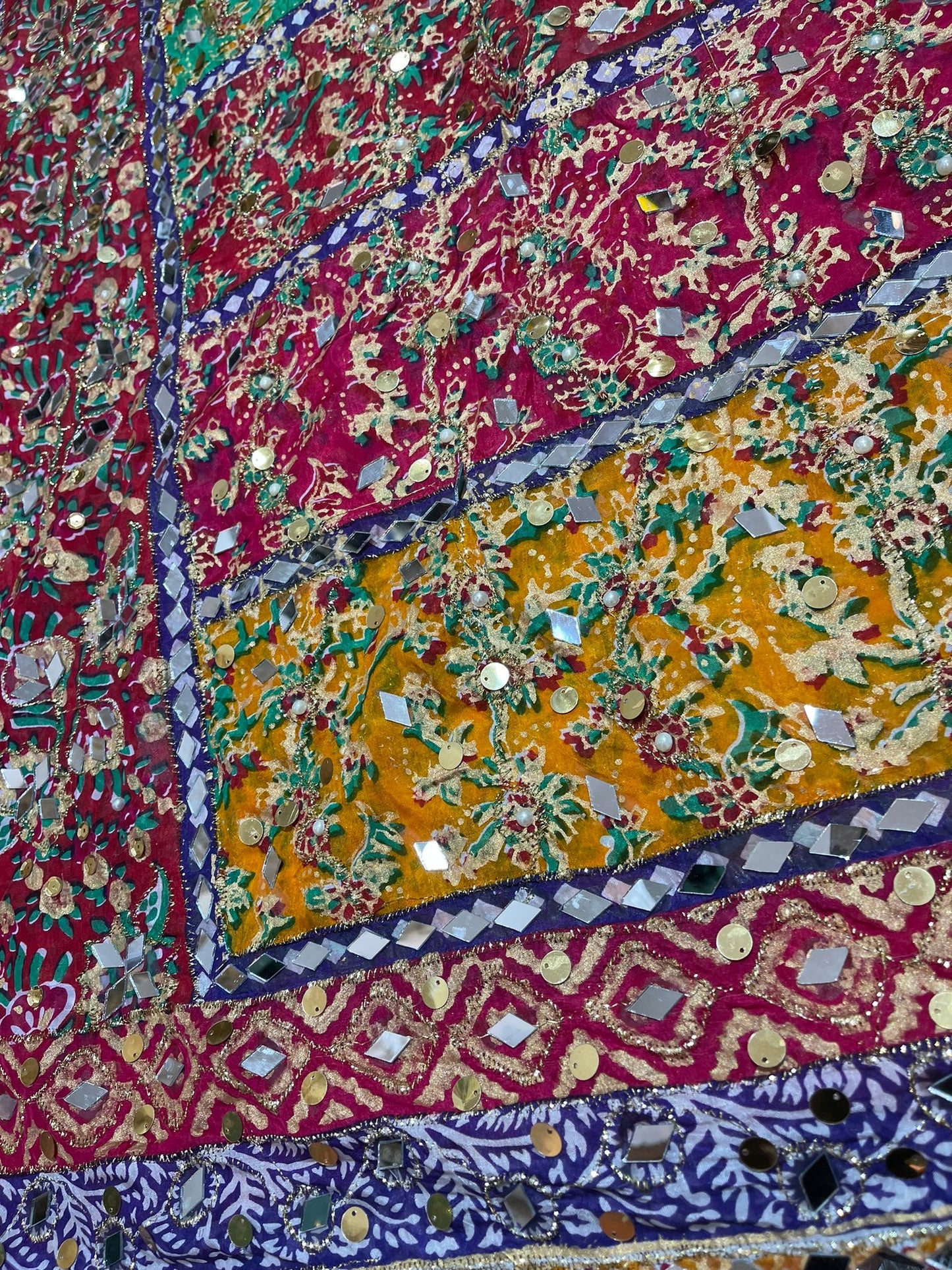 Heavy Mirror Work Shawls - ELHMW001