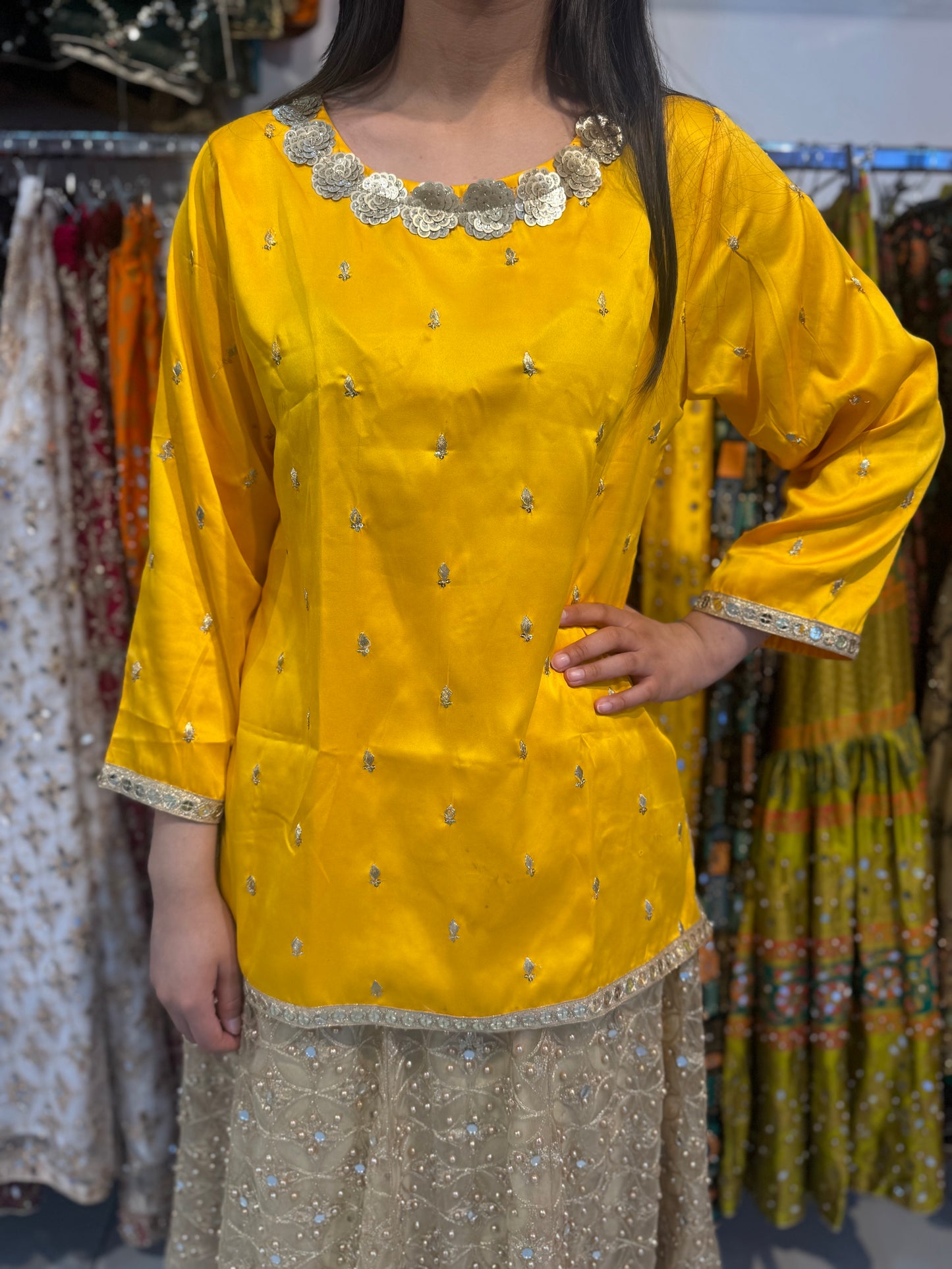 Mehndi Kurtis
