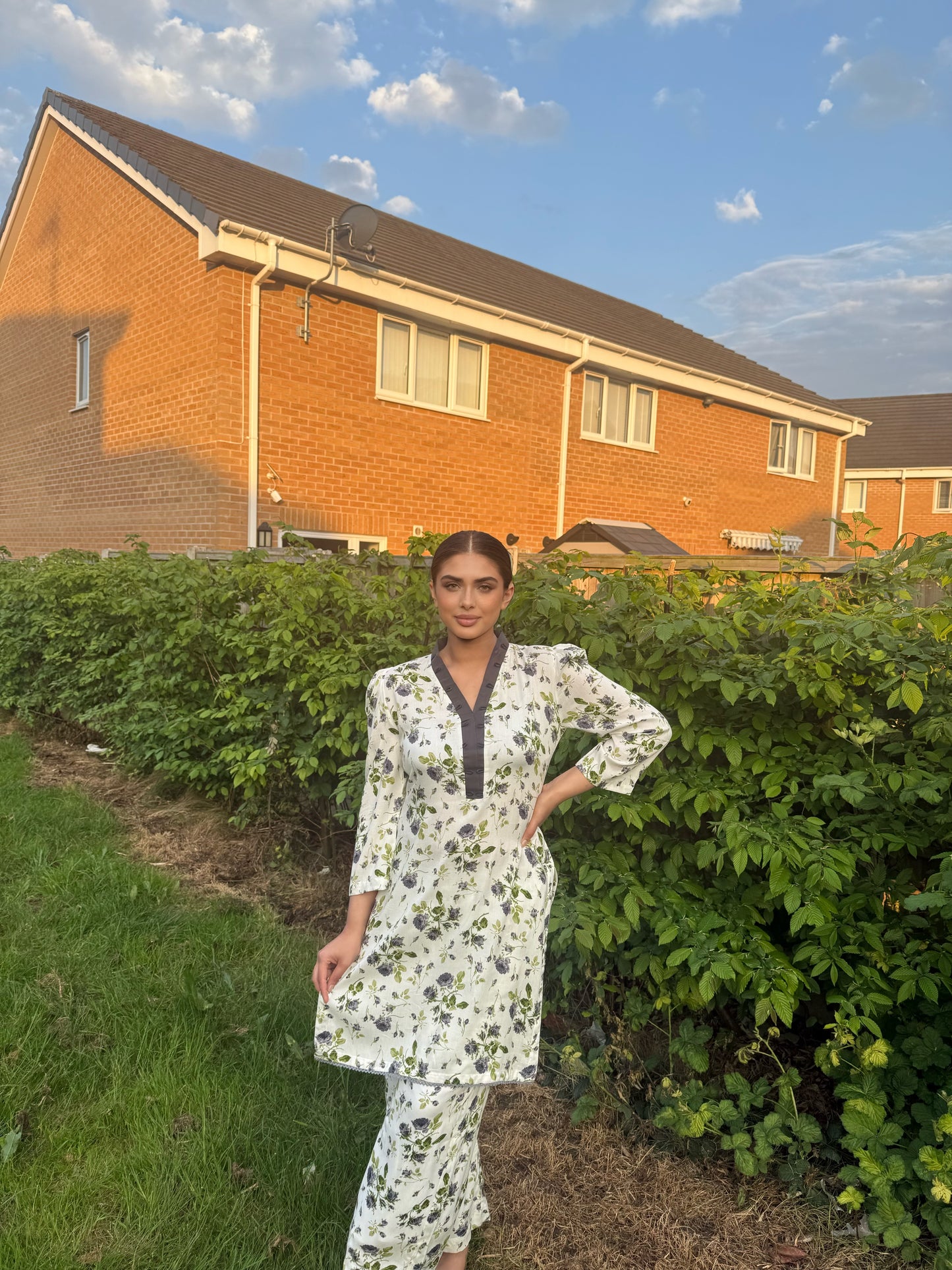 Two Piece Printed Lawsuit, Casual Summer Wear