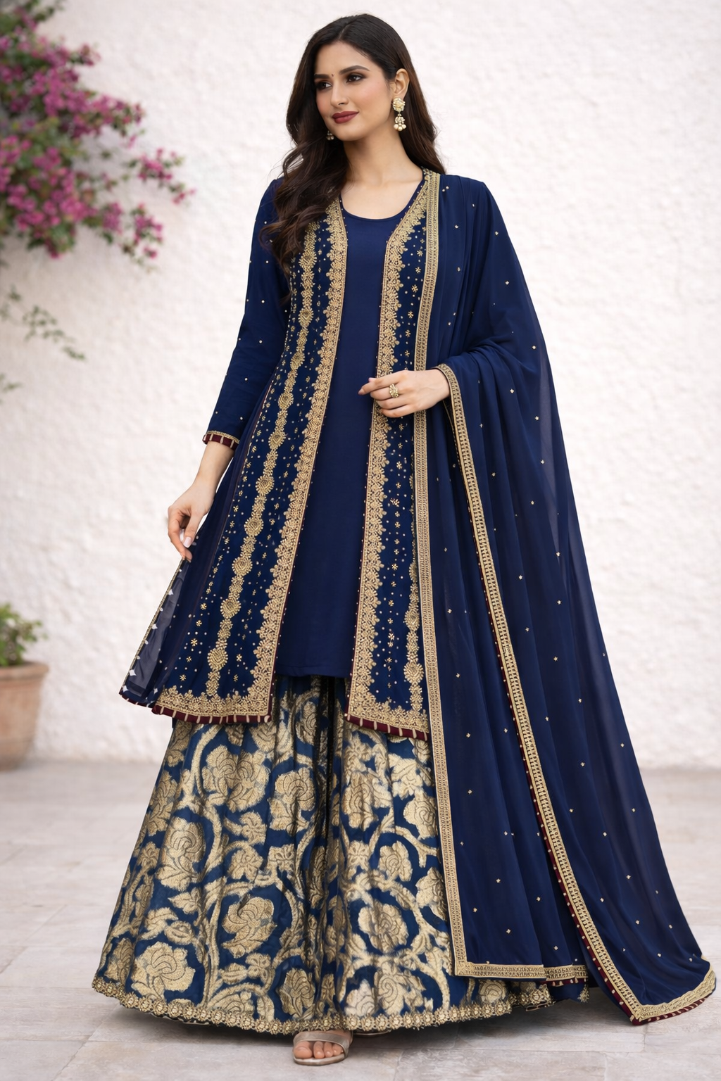 4 piece Teal jacket suit formal wear Outfit