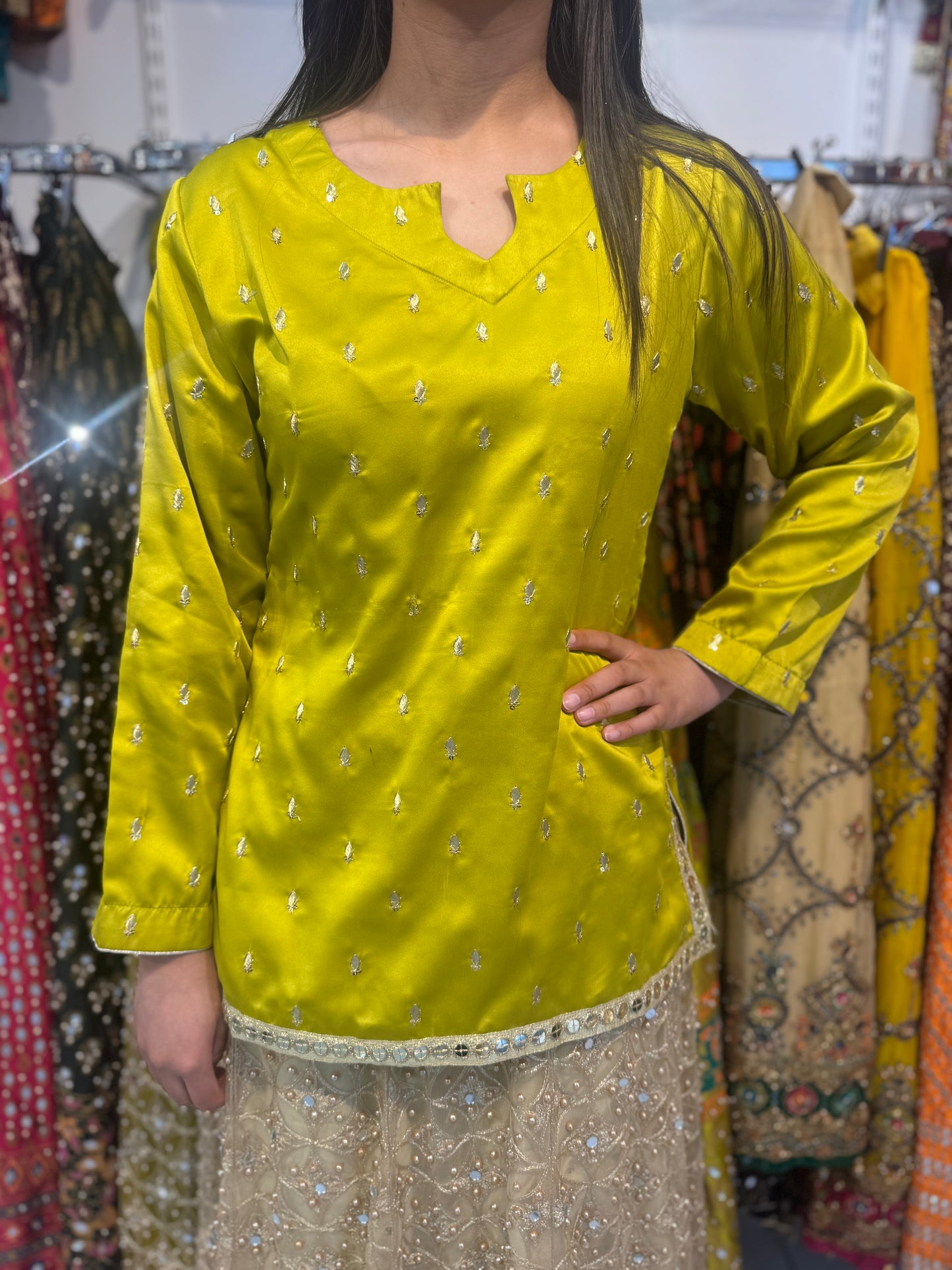 Mehndi Kurtis