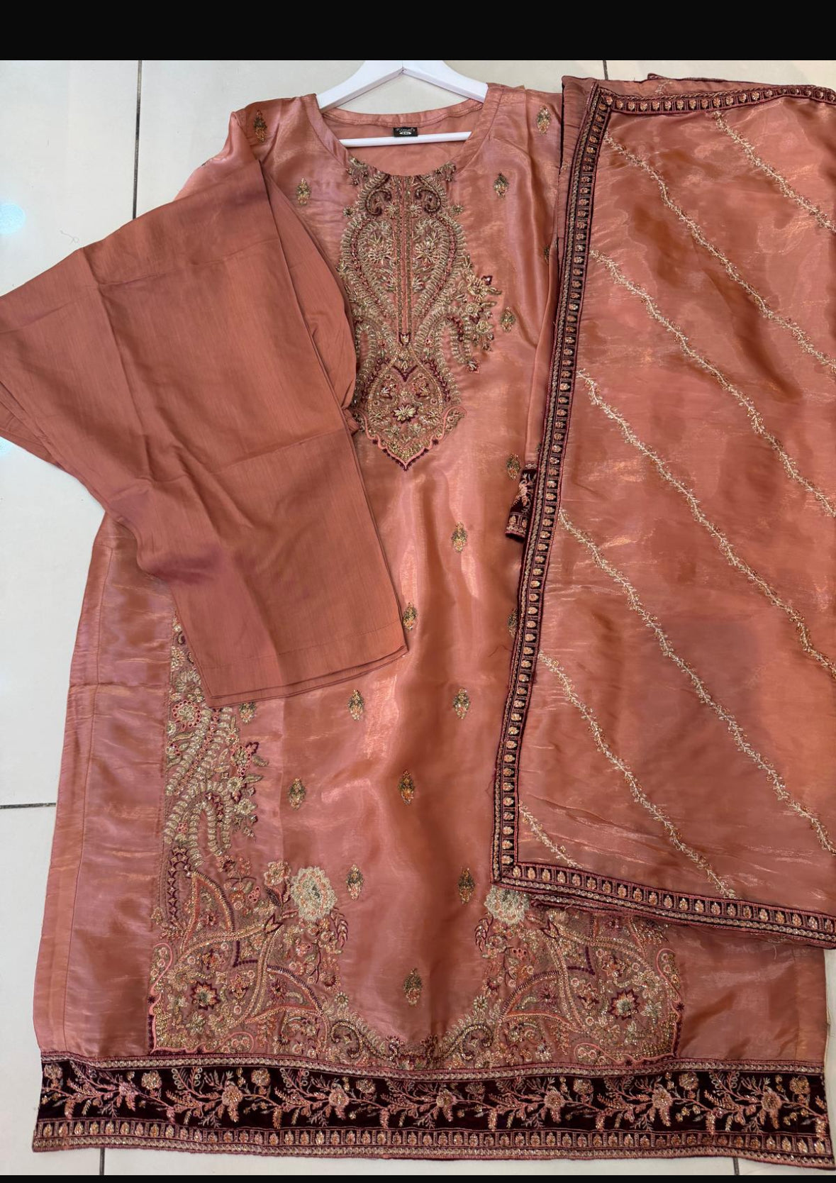 Tawakkal peach ELAJ05 Plus size
