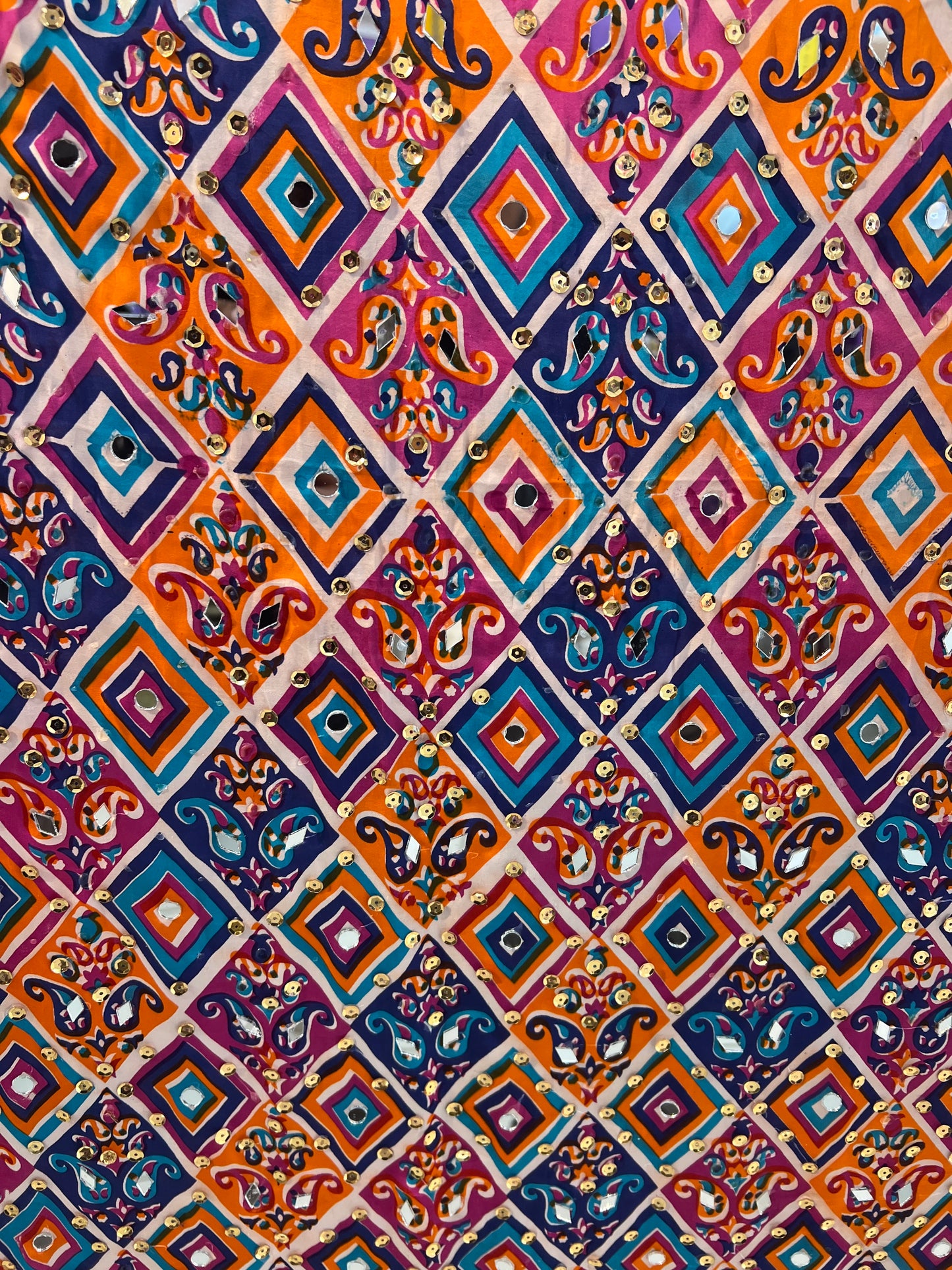 Heavy Mirror Work Shawls - ELHMW001