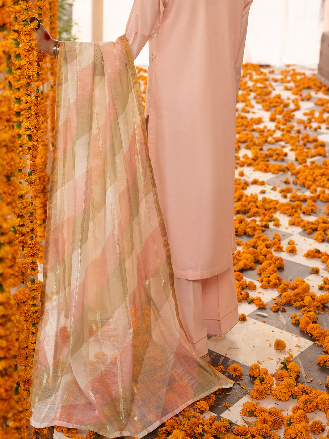 Casuallite Peach Outfit Cotton - ELCL003