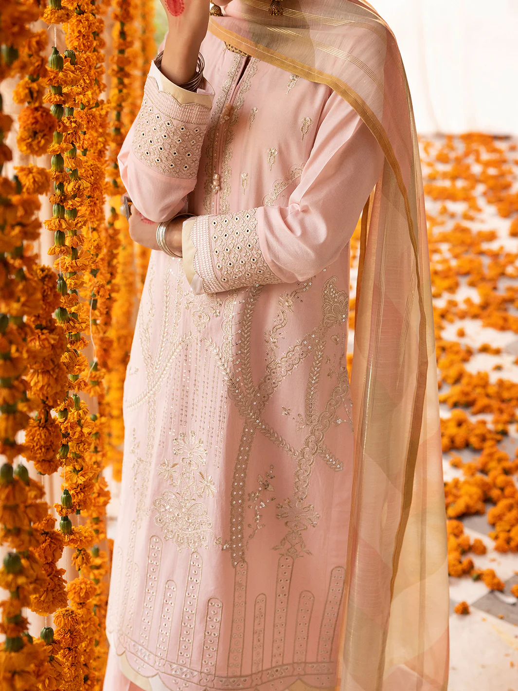 Casuallite Peach Outfit Cotton - ELCL003
