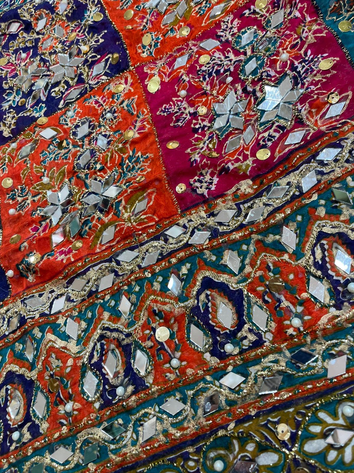 Heavy Mirror Work Shawls - ELHMW001