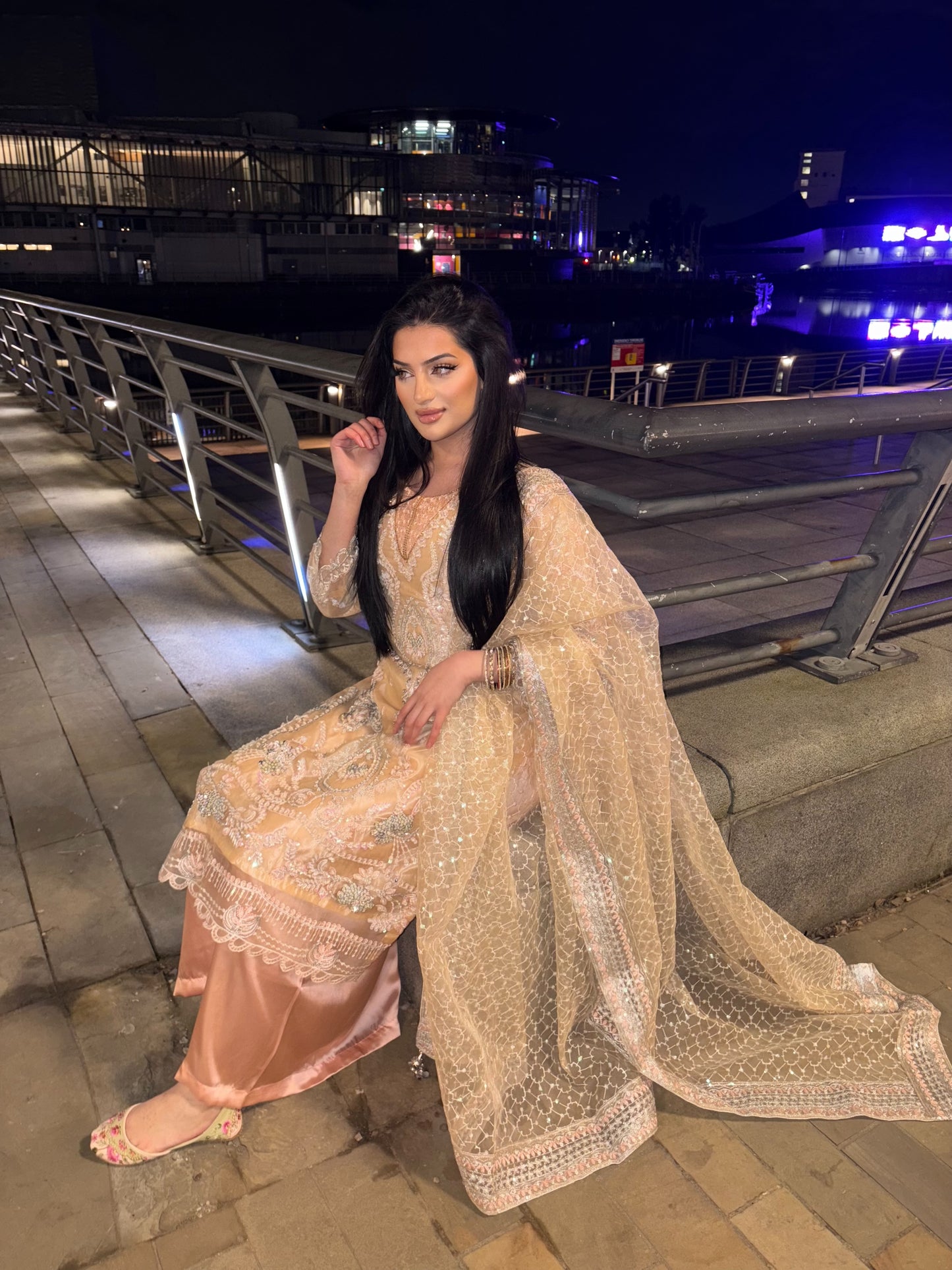 Silk Sharara EID OUTFIT (ELEID02)