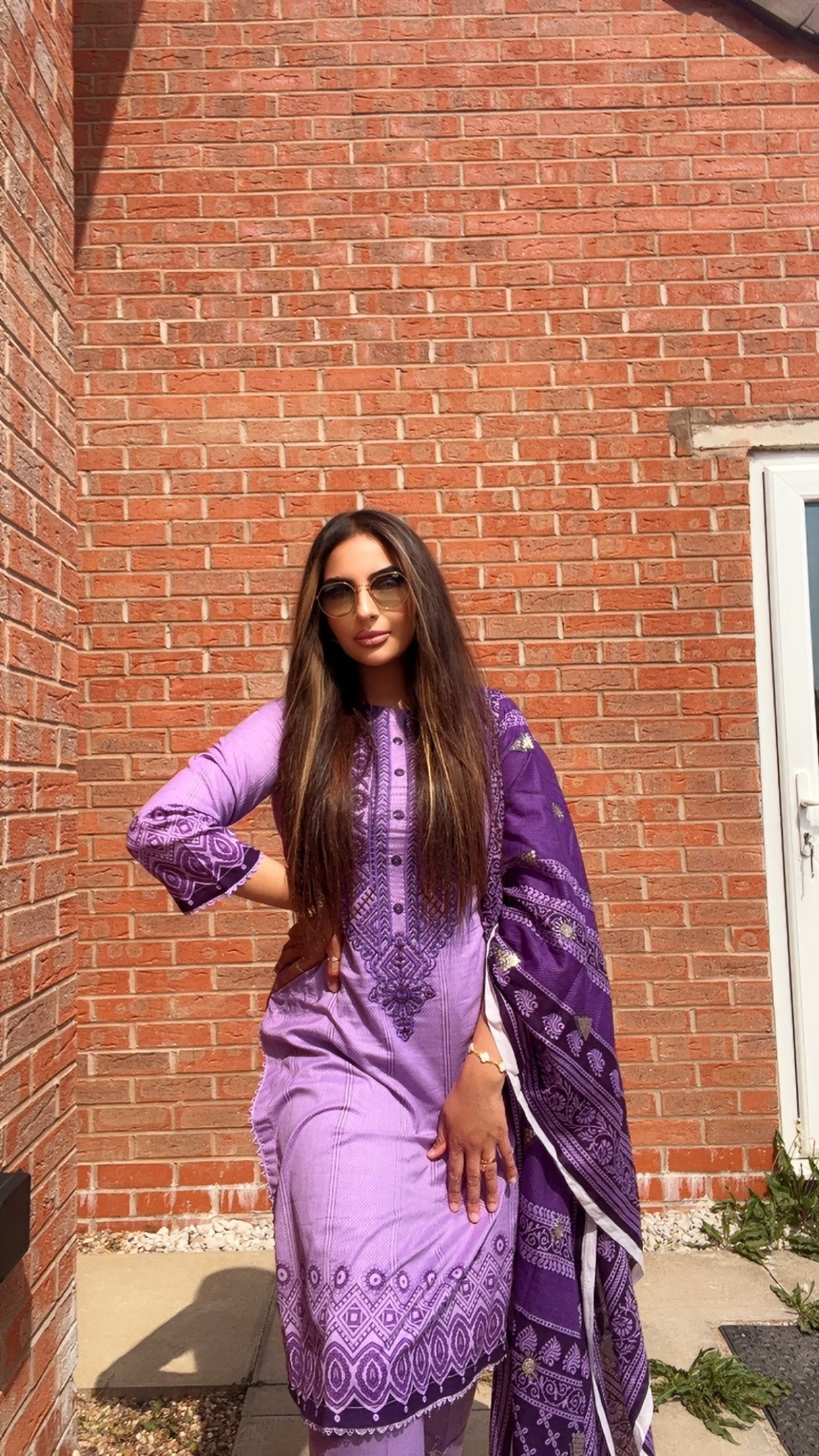Lilac Casual Wear 3 Pc - ELRR021