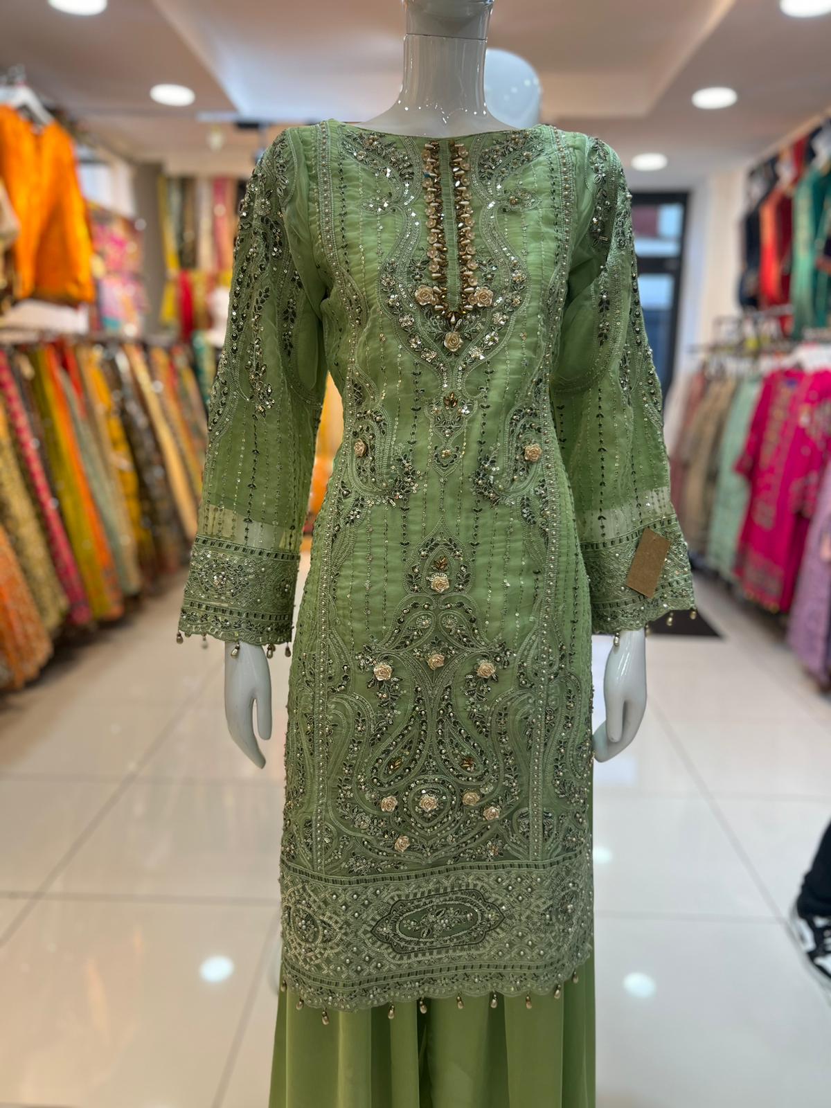 Pistachio Green Formal Wear - 3 PC - ELRR059