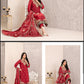 Tawakkal designer outfit- red (ELAJ01) plus size