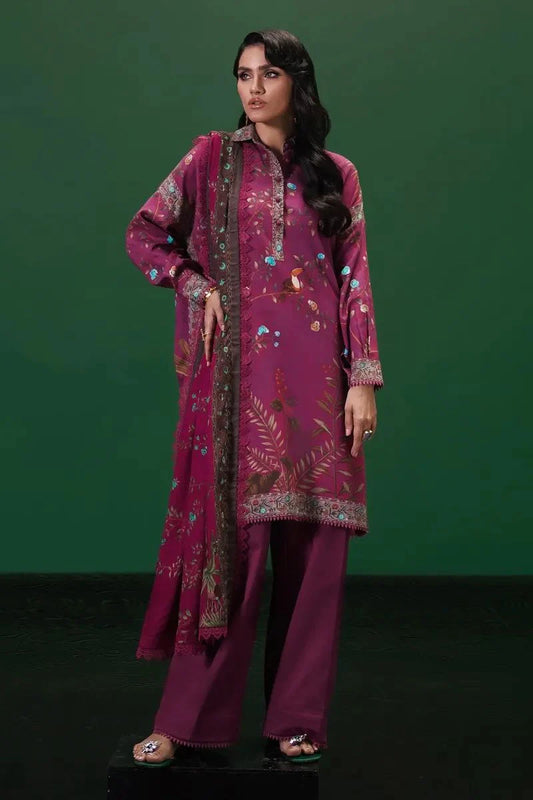 SANA SAFINAZ Winter Collection - Purple - 3 PC - ELSS001