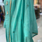 Aqua Green Maxi Dress - Long Length Women's Dress for Casual Wear