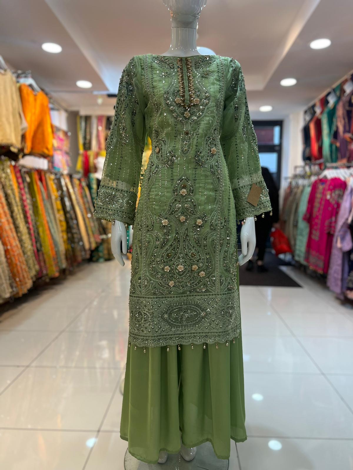 Pistachio Green Formal Wear - 3 PC - ELRR059