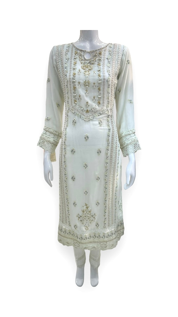 Agha Noor Light Mint Formal Wear - ELAN002