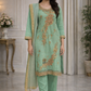 Green Fomal wear - 3 PC - ELRR065