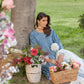 Blue cotton 3pc outfit (EL0BM)