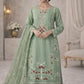 Sage green beaded outfit (AghaNoor inspired) EL0AG6
