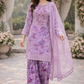 Purple Gharara outfit: Floral Reverie (EL0PG)