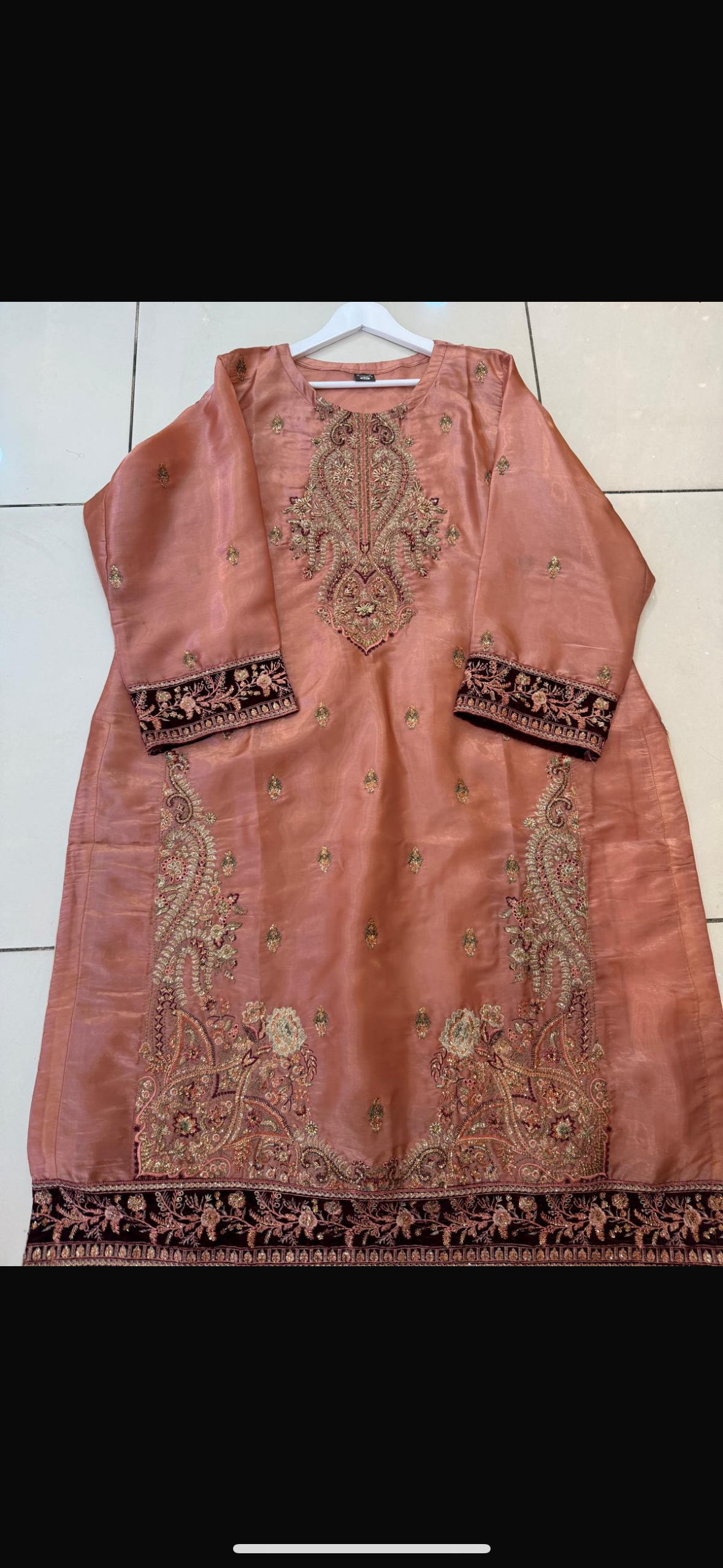 Tawakkal peach ELAJ05 Plus size