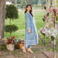 Blue cotton 3pc outfit (EL0BM)