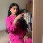 Shocking Pink 1 Pc Chikankari Kurta