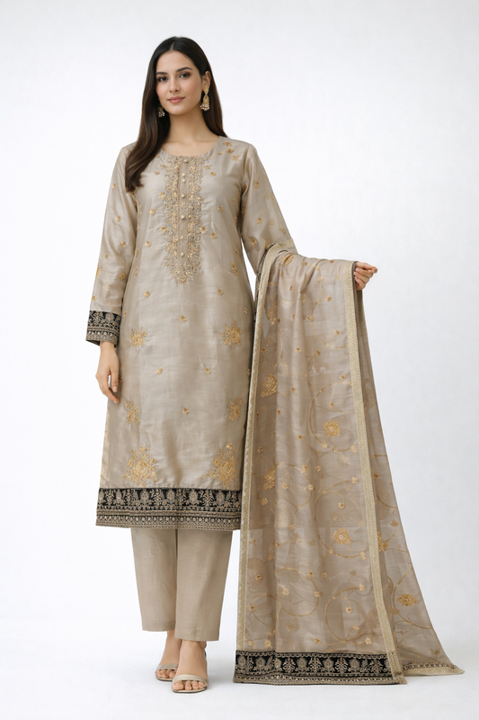 Tawakkal sandy beige ELAJ02 Plus size