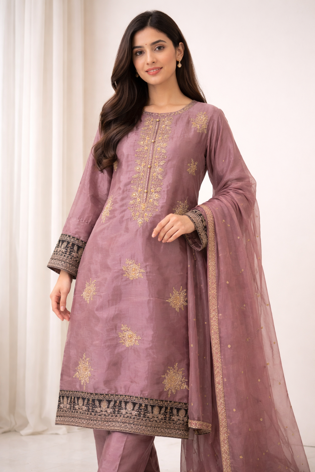 Tawakkal lilac ELAJ07: Plus size