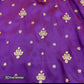 Purple satin silk 2 piece suit