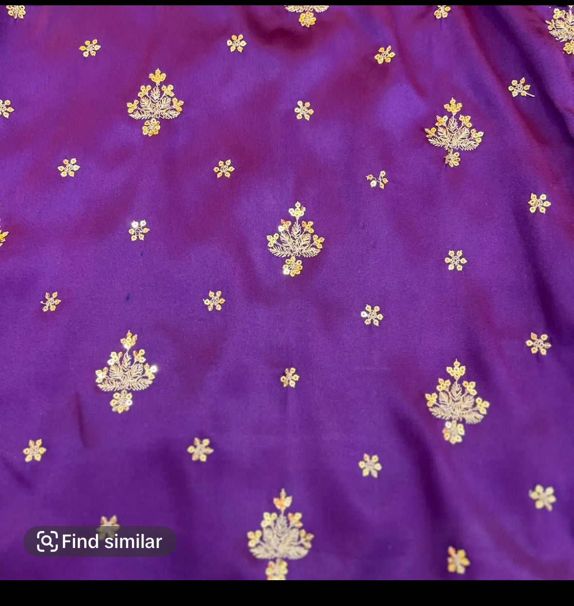 Purple satin silk 2 piece suit