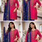 Shaposh Designer Suit in Pink and Blue | Last Change to Buy women suit.