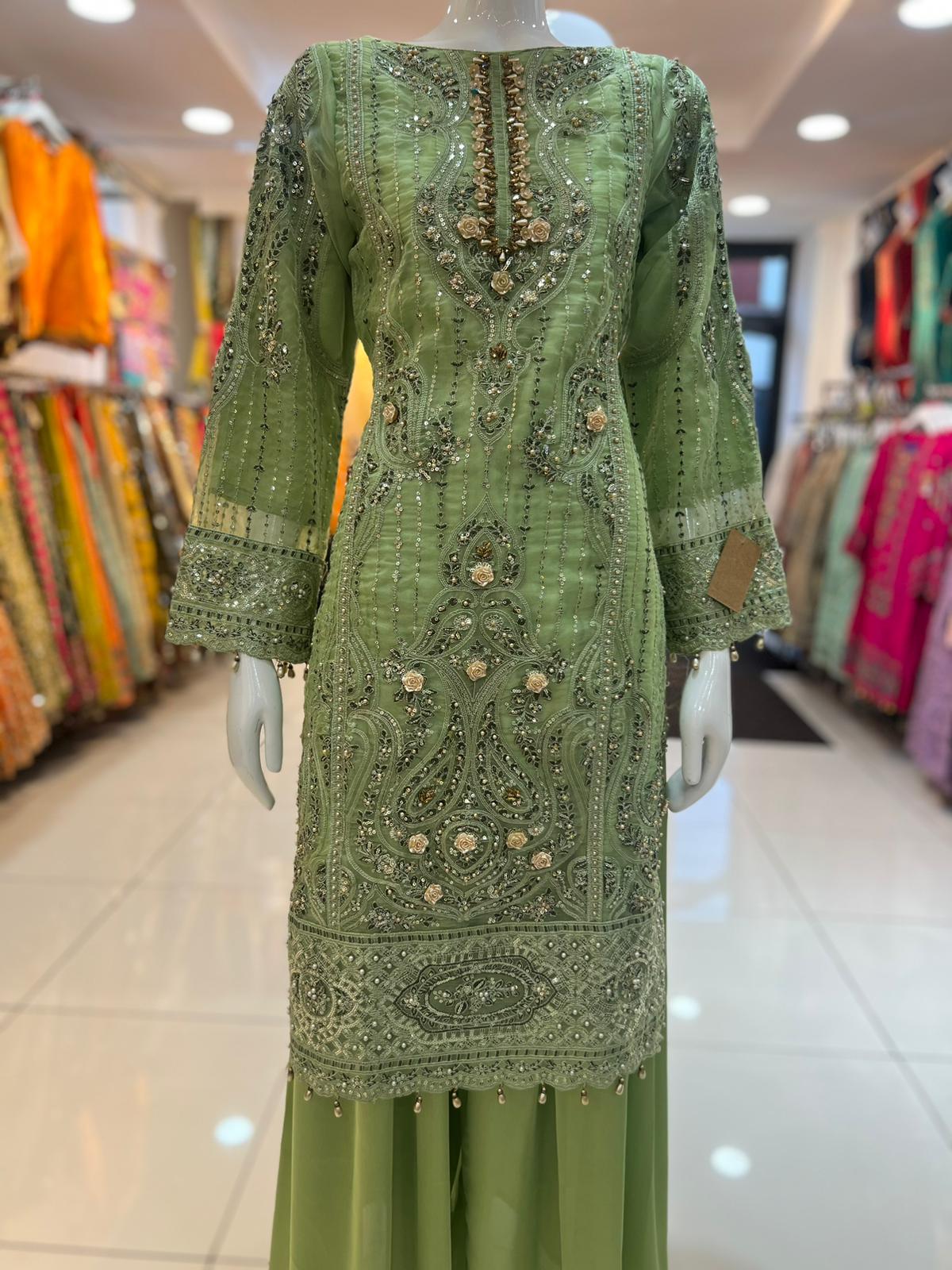 Pistachio Green Formal Wear - 3 PC - ELRR059