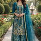 Teal beaded outfit (ELT05)