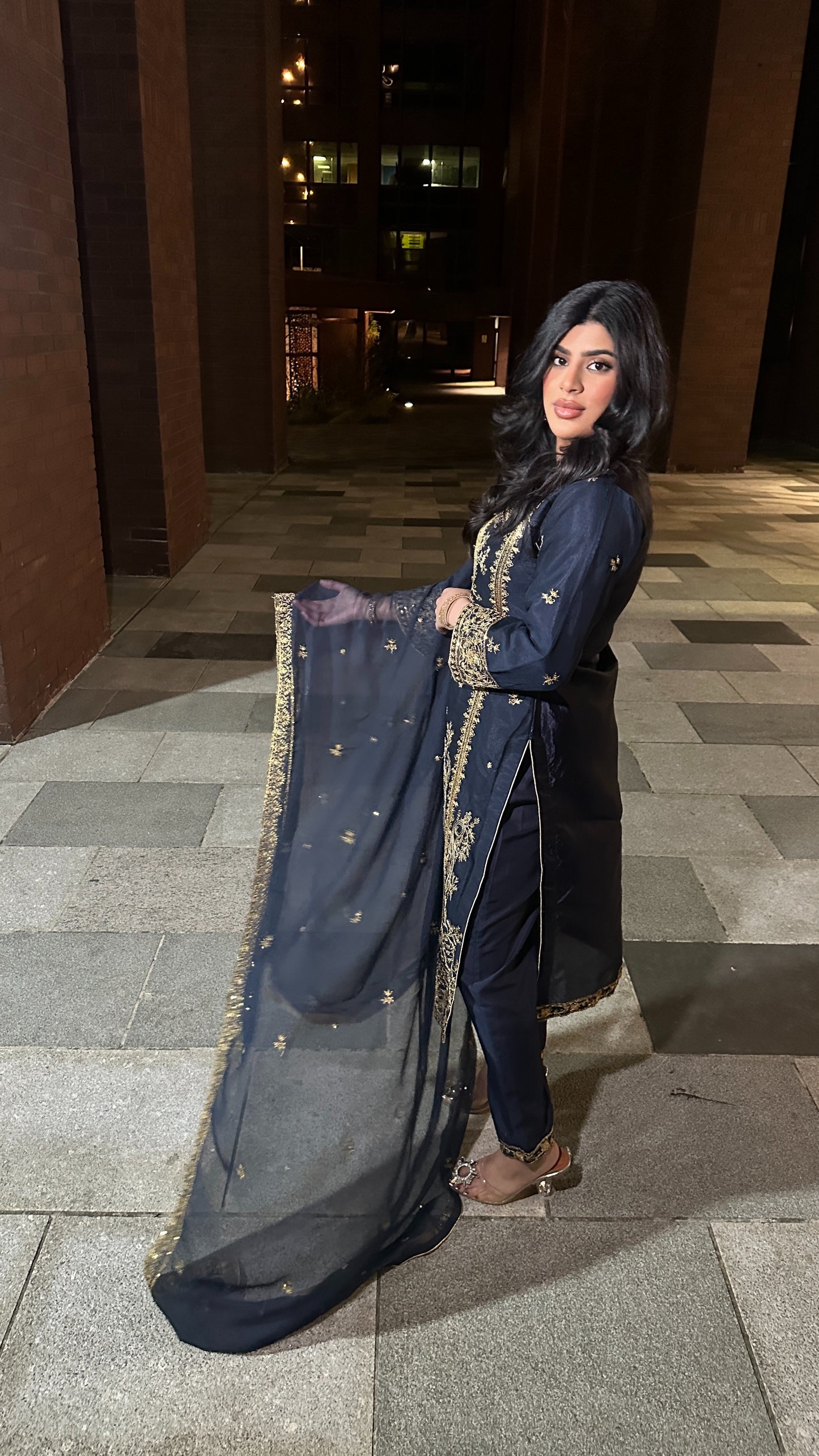 Asim Jofa Blue Outfit BLEL01