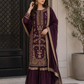 Plum Party Wear-EL03PP