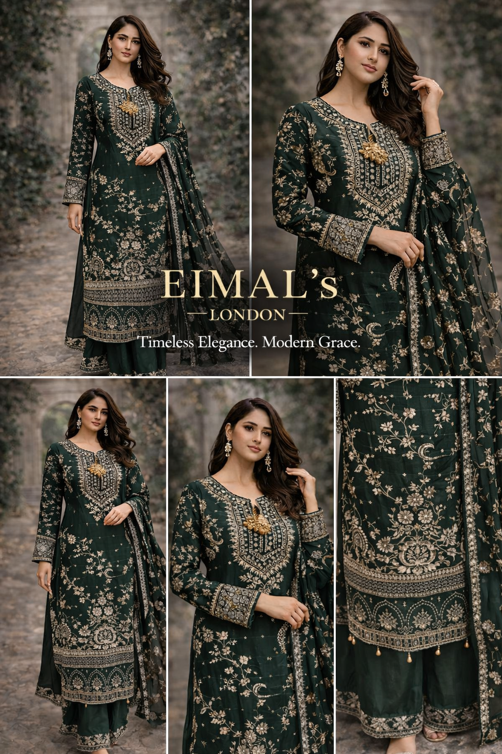 Emerald Royale:Bottle green: ELBG04