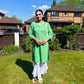 Parrot Green 1 Pc Chikankari Kurta