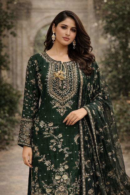 Emerald Royale:Bottle green: ELBG04