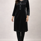 ELWC-003 Women's Velvet Two-Piece Winter Suit in Black -  Comfort wear