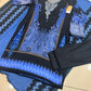 3 piece Casualwear Lawn Suits Womenswear in Blue