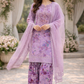 Purple Gharara outfit: Floral Reverie (EL0PG)