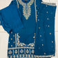 Teal beaded outfit EL0AG4