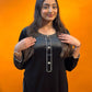 ELWC-003 Women's Velvet Two-Piece Winter Suit in Black -  Comfort wear