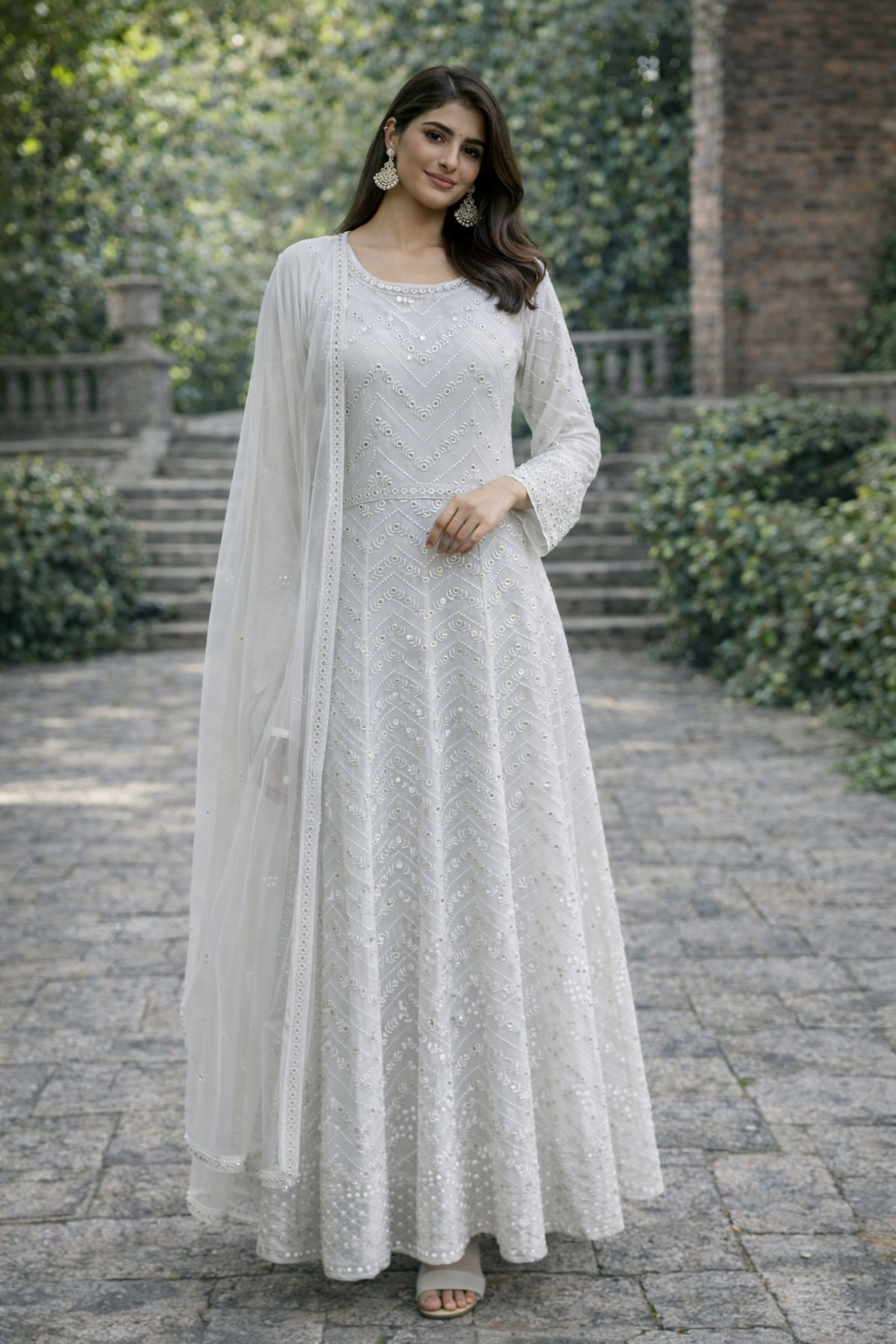 Lightweight Artificial Mirror White Maxi - 3 Pc - ELRR062