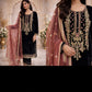 Velvet Formal Wear with bead and thread work ELVT01