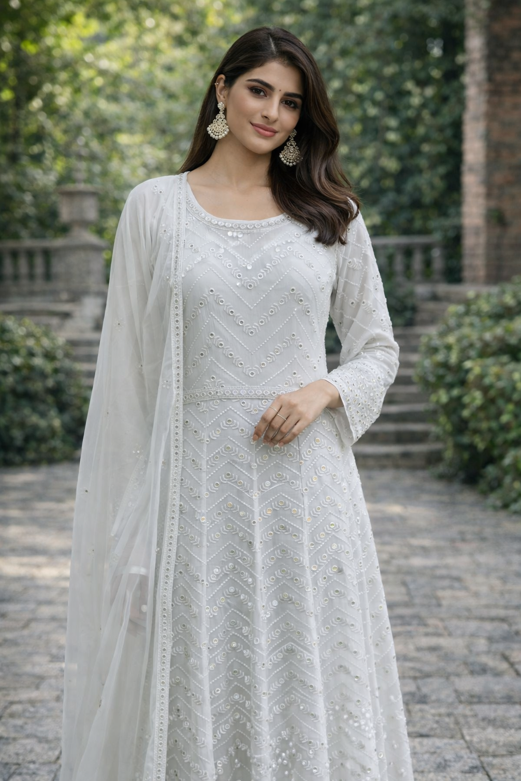 Lightweight Artificial Mirror White Maxi - 3 Pc - ELRR062
