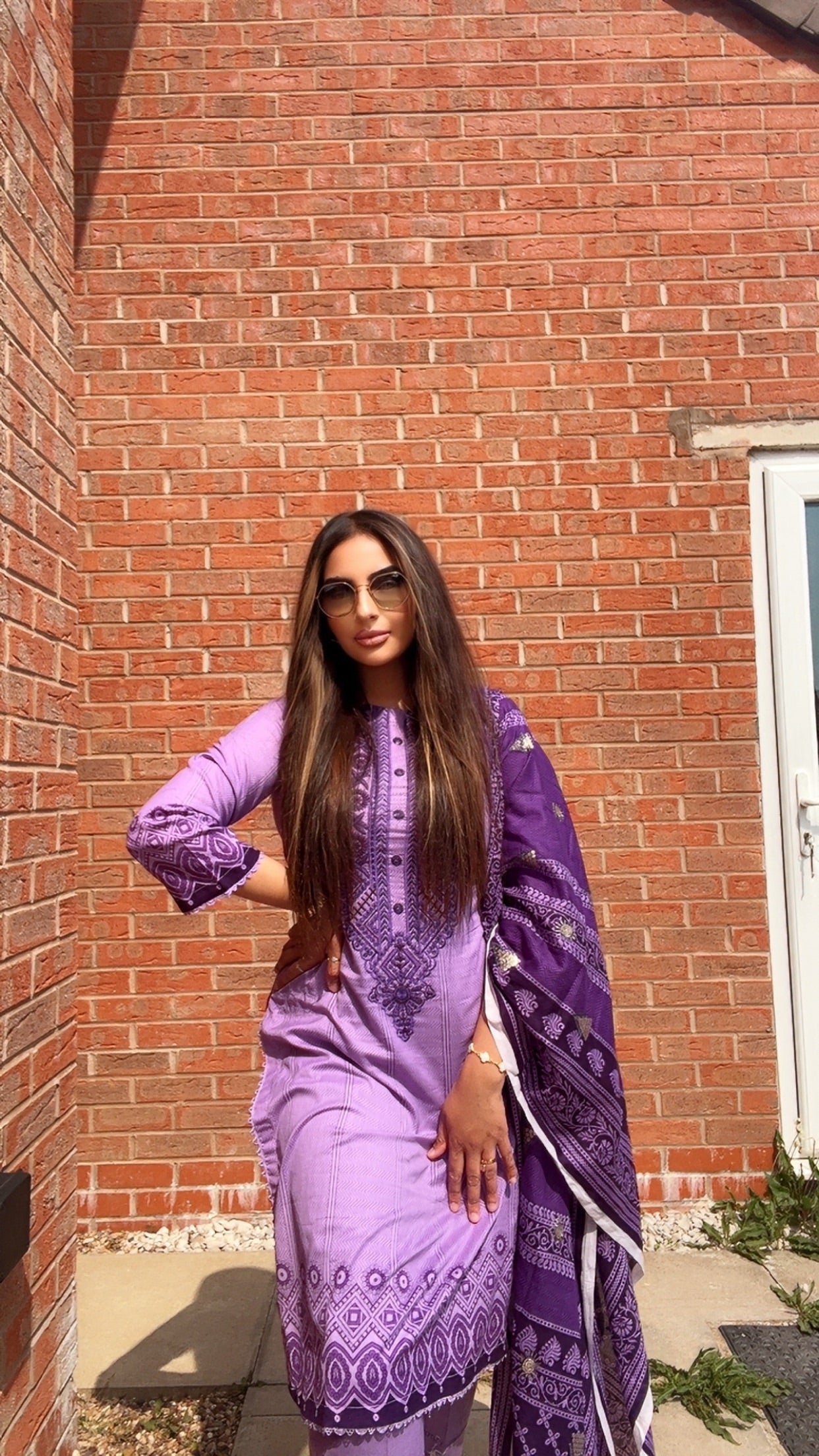 Lilac Casual Wear 3 Pc - ELRR021