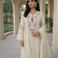 Cream beaded outfit (AghaNoor inspired) EL0AG4