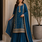 Teal Party wear- EL2PS