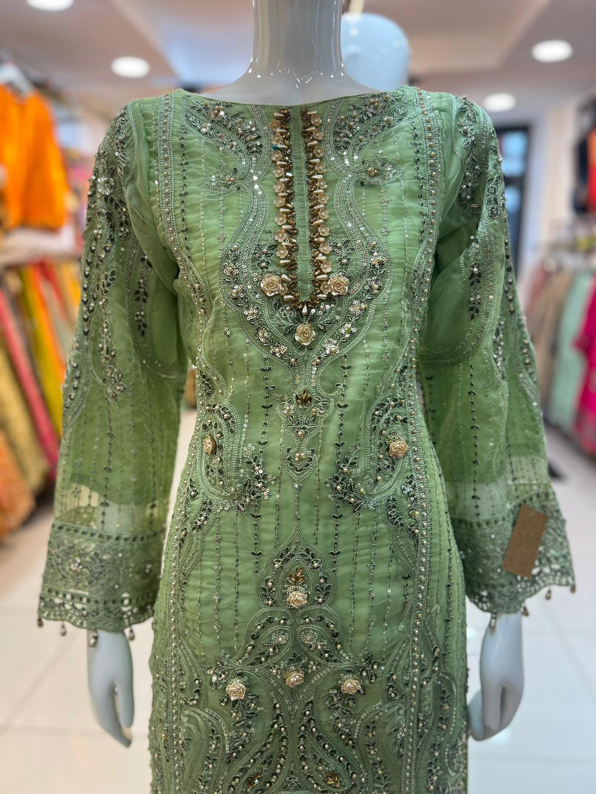 Pistachio Green Formal Wear - 3 PC - ELRR059